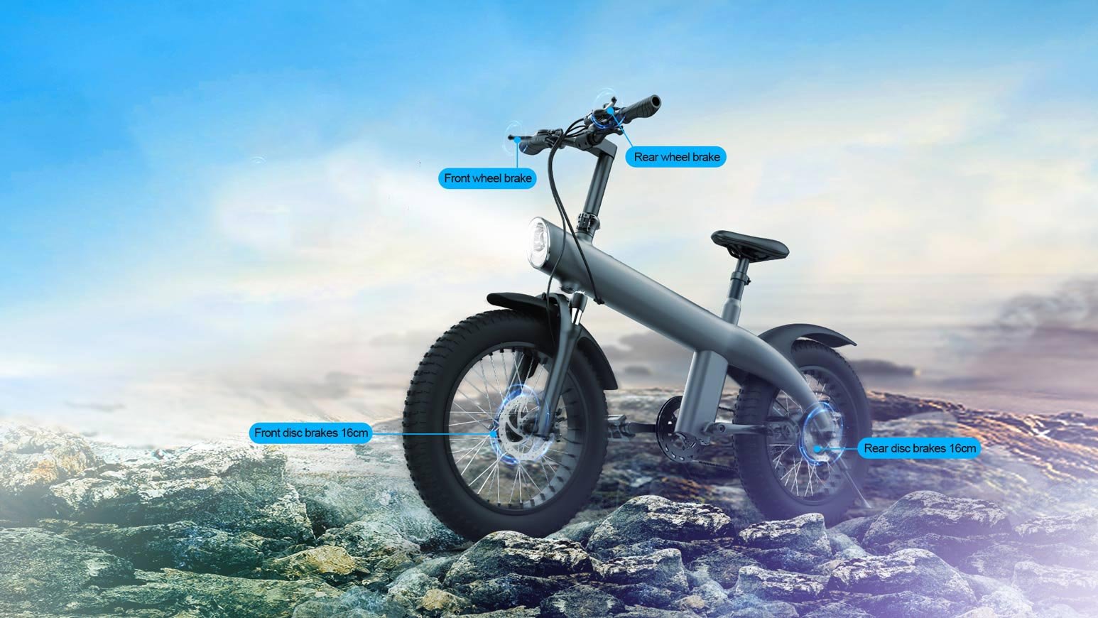 Disc brakes with E-ABS