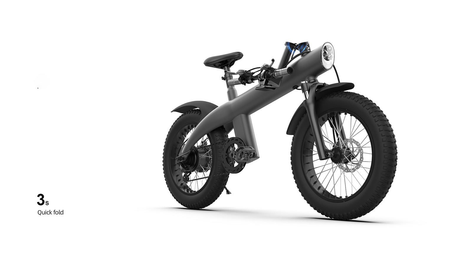 Compact folding frame