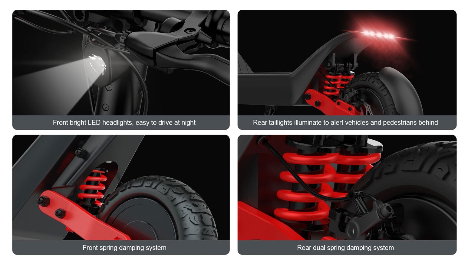 Dual 1,000 W motors