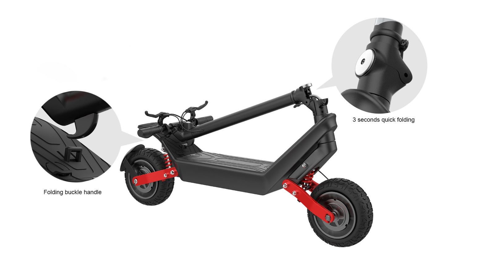 NANROBOT X10 electric scooter, 11-inch off-road tires