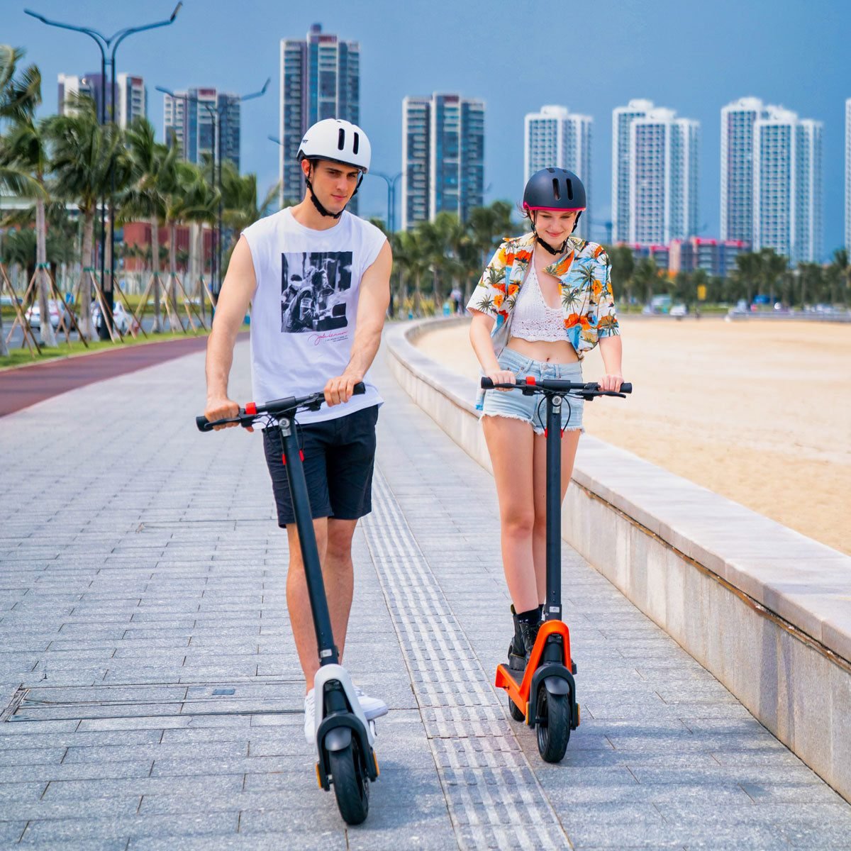 Long range, dual brakes