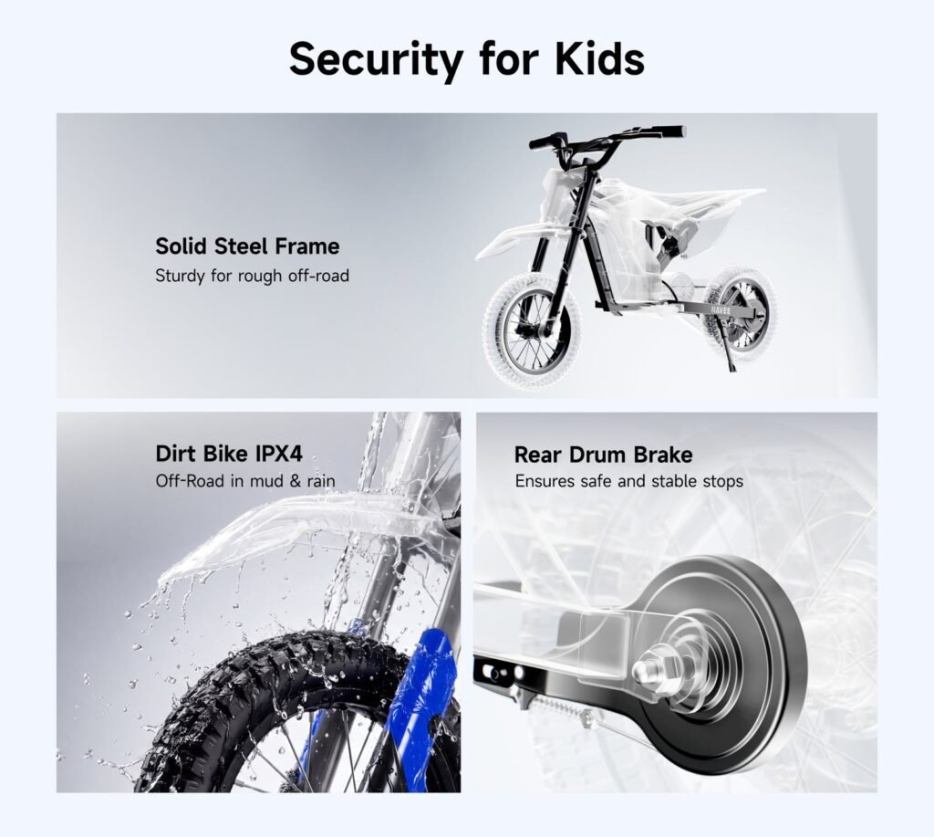 NAVEE Cyber X Kids Electric Dirt Bike, detail 10