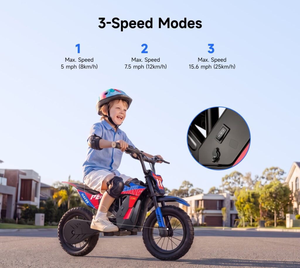 NAVEE Cyber X Pro Kids Electric Dirt Bike, photo 14