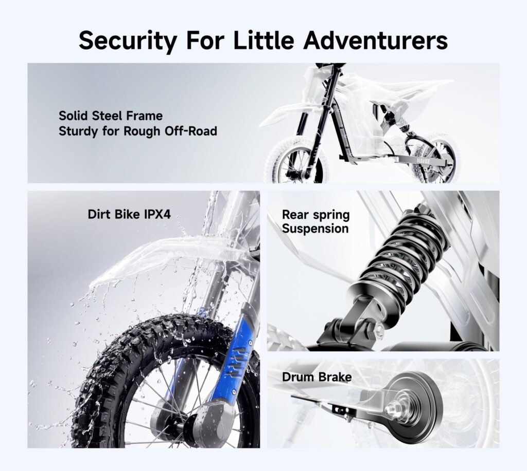 NAVEE Cyber X Pro Kids Electric Dirt Bike, detail 7