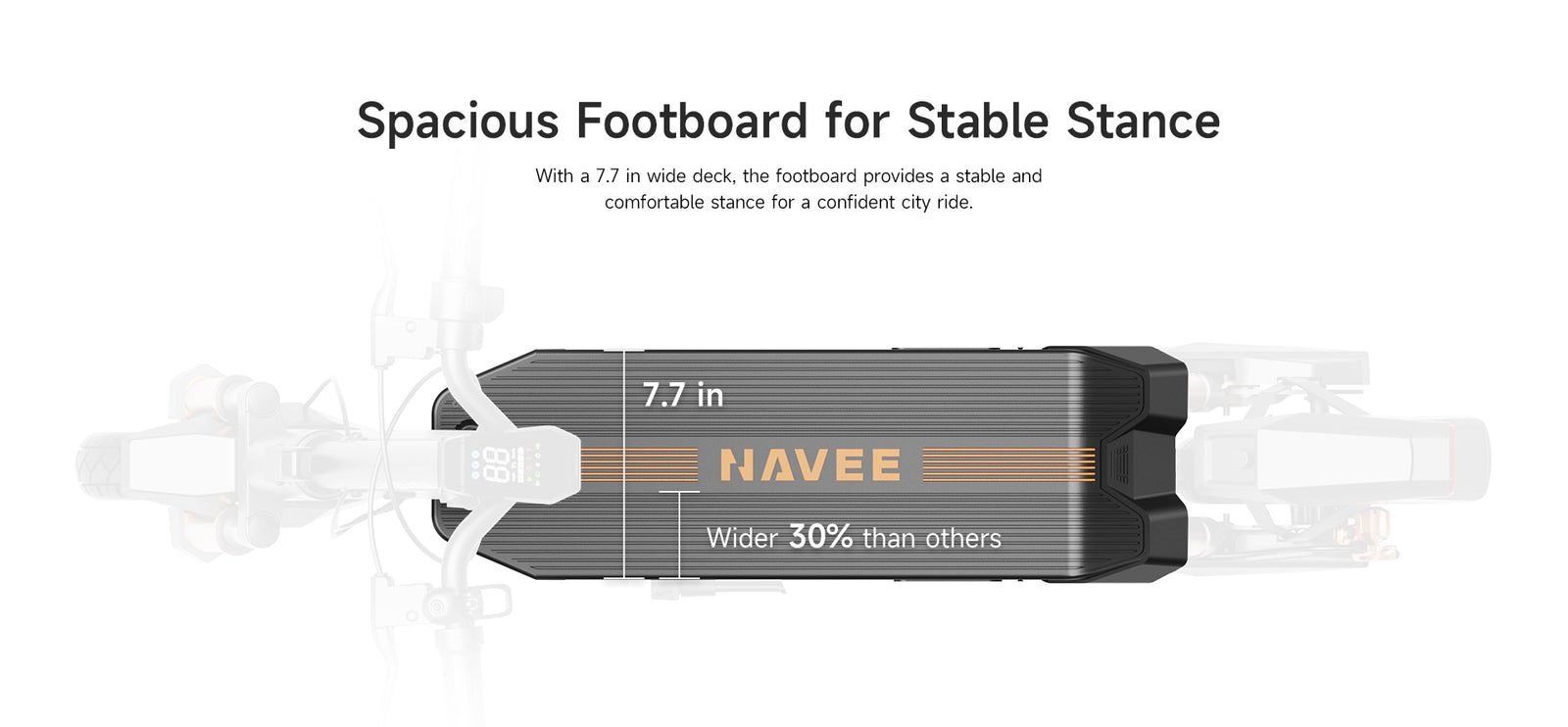 NAVEE TCS electric scooter, feature 8