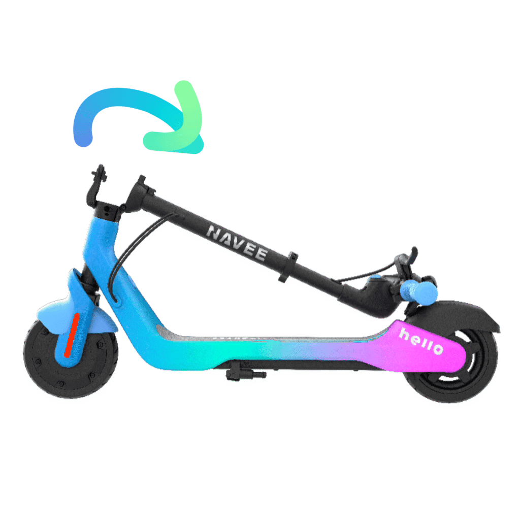 NAVEE K100 Max kids electric scooter, photo 3