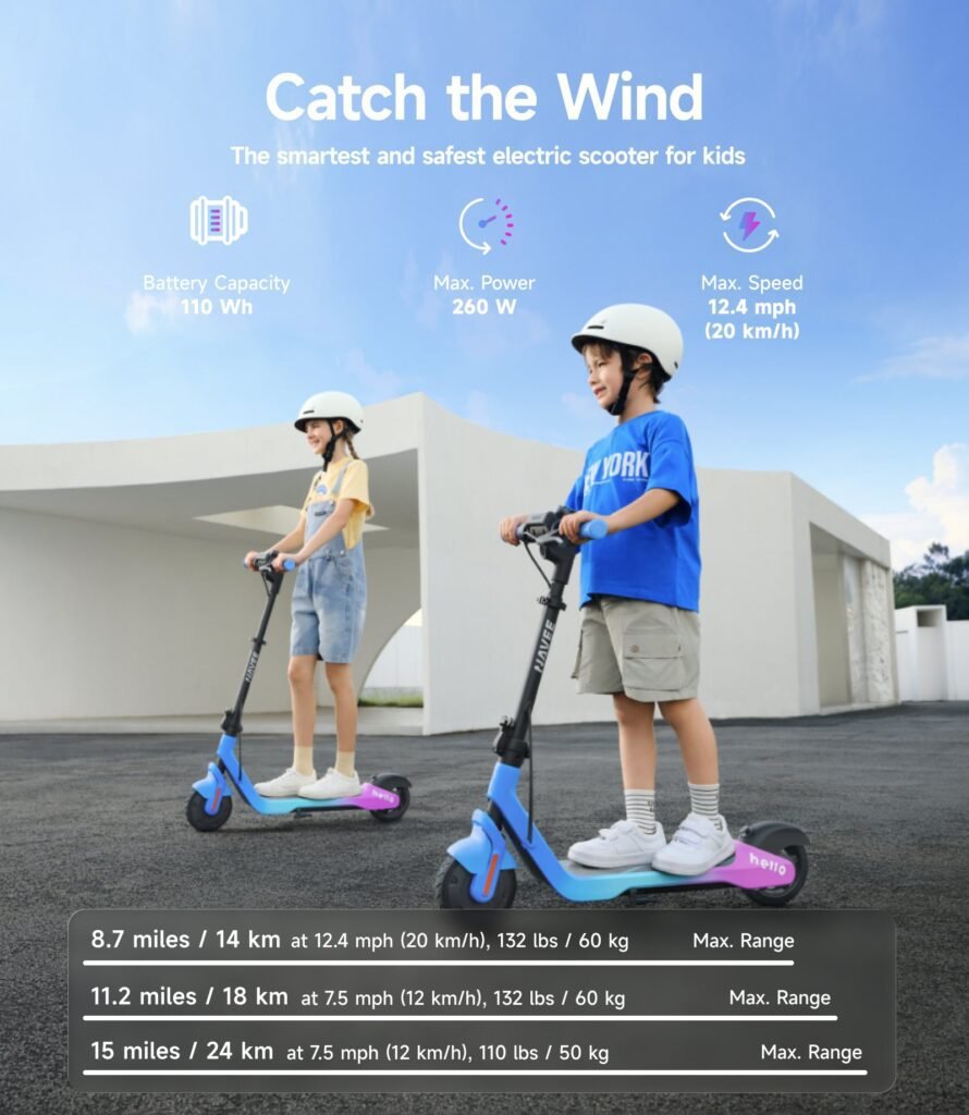 K100 Max electric scooter for kids, view 6
