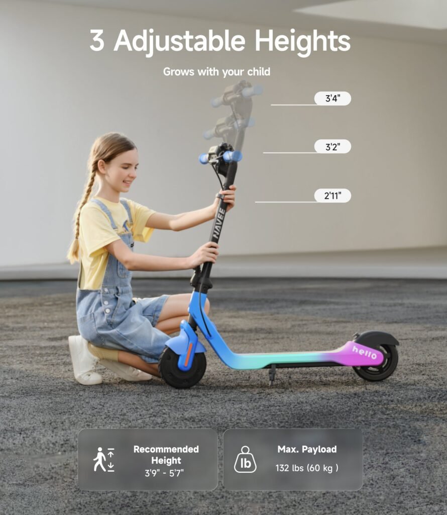 K100 Max electric scooter for kids, view 8