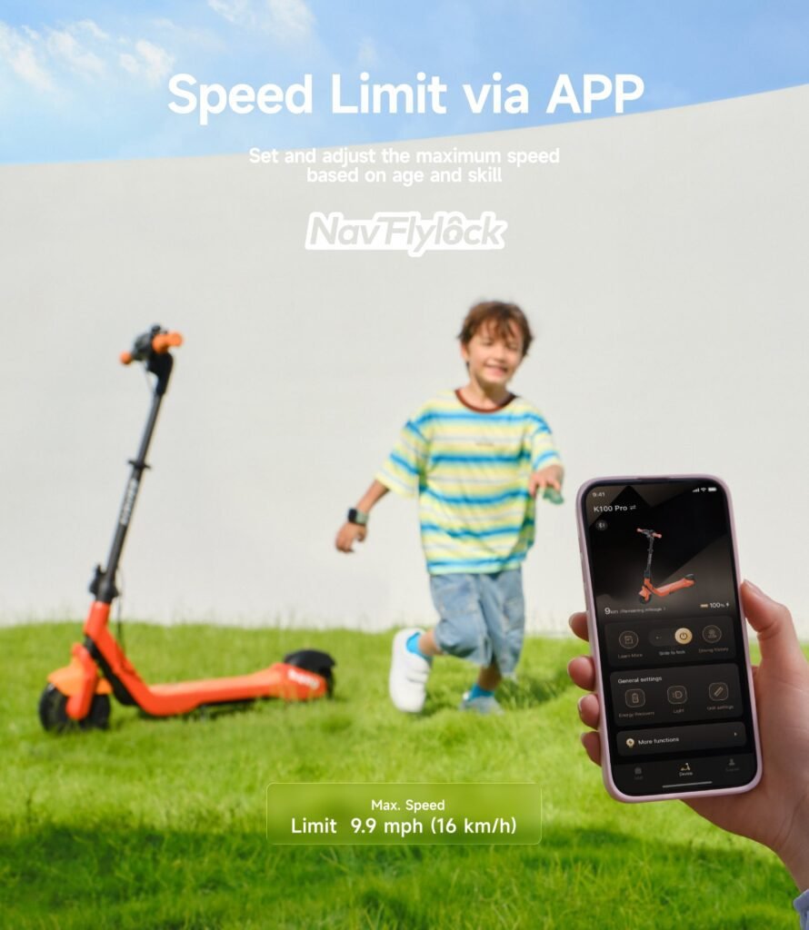 NAVEE K100 Pro kids electric scooter, photo 11