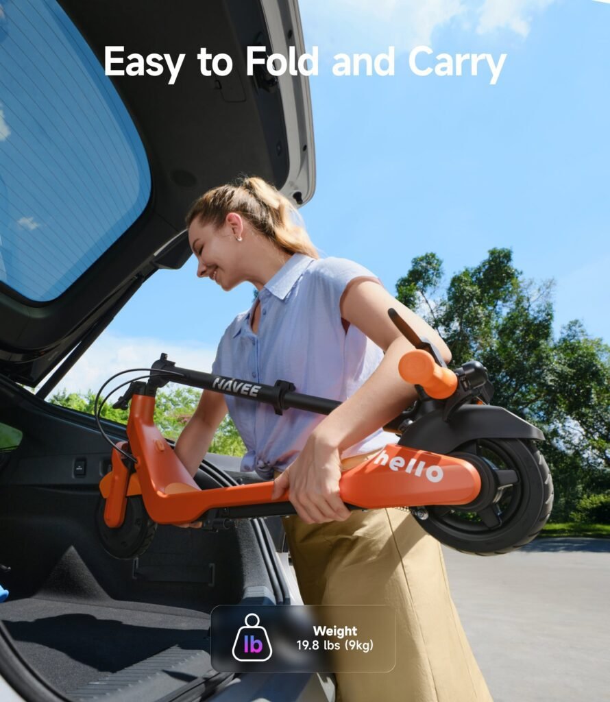 NAVEE K100 Pro kids electric scooter, photo 9
