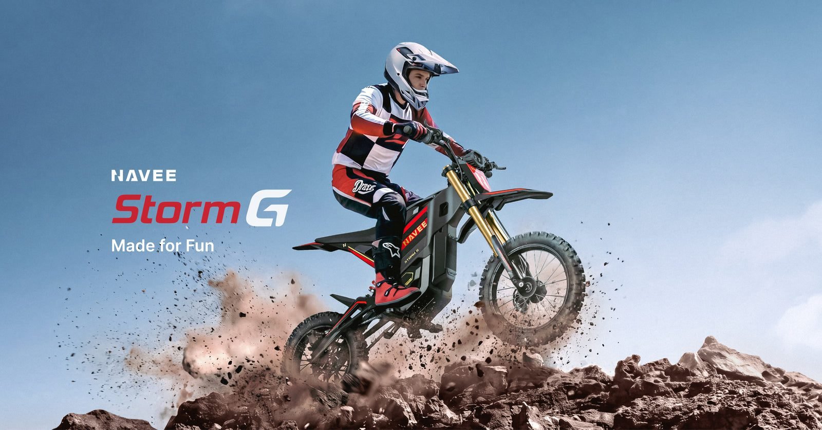 NAVEE Storm G electric dirt bike, feature 1