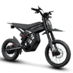 All-black GT54 Pro electric dirt bike style e-bike with off-road tires