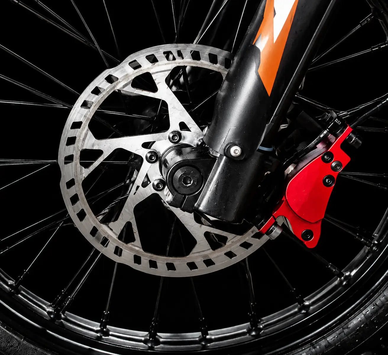 Riding'times GT54 Pro Safety Edition electric dirt bike, hydraulic disc brakes
