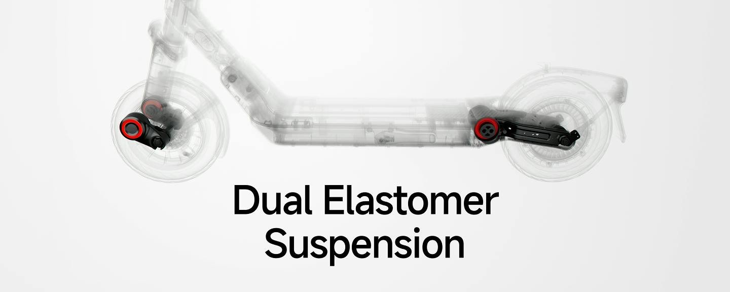 Segway E3 Pro front and rear suspension