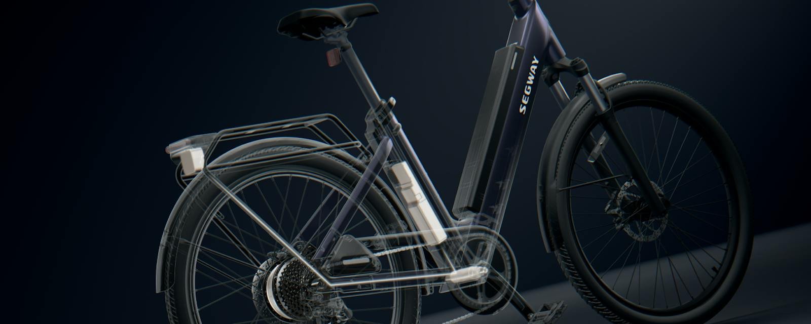 Segway rearview radar mounted on an e-bike