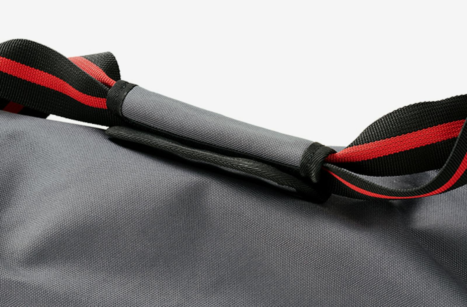 Red and black design of the Segway carry bag