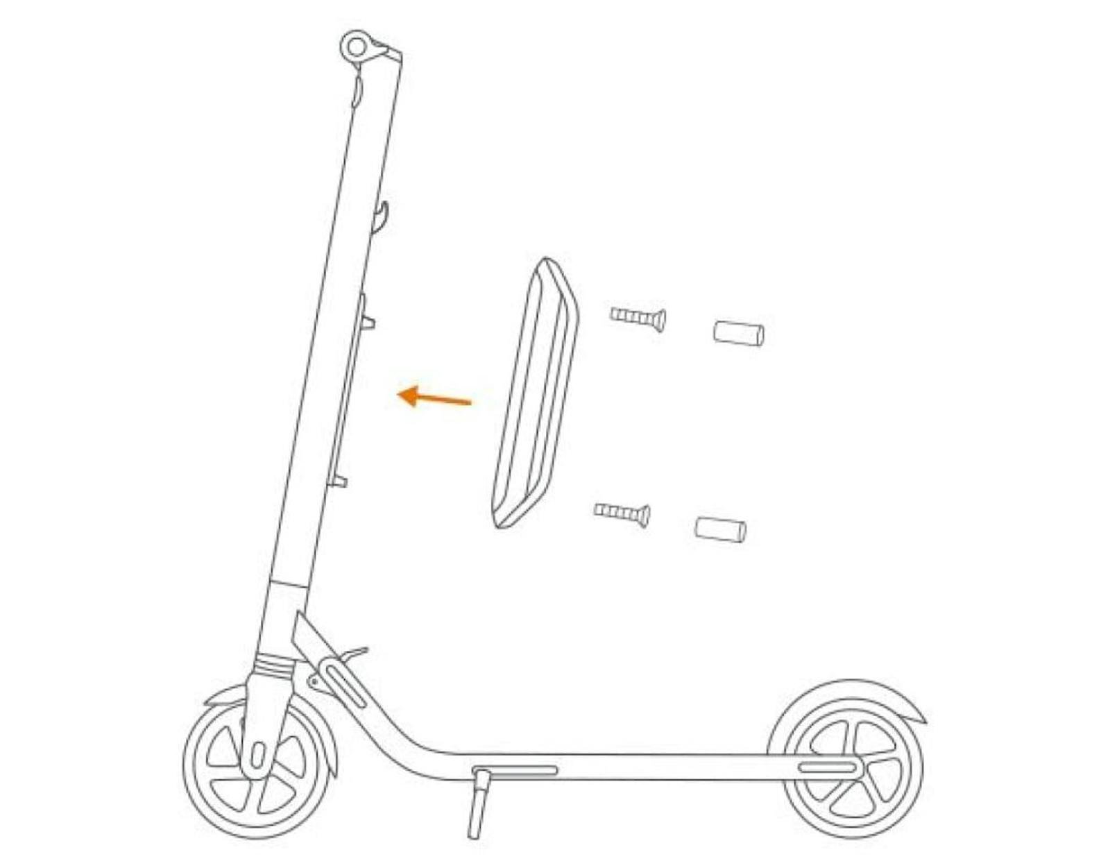 Fitting the rail and the pack