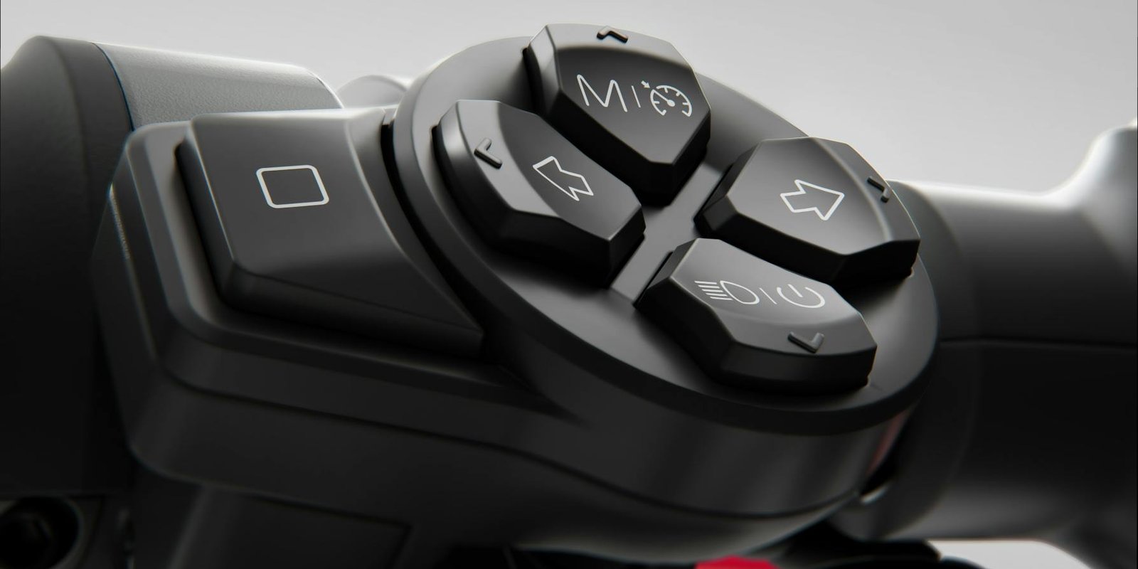 Multifunction button on the handlebar