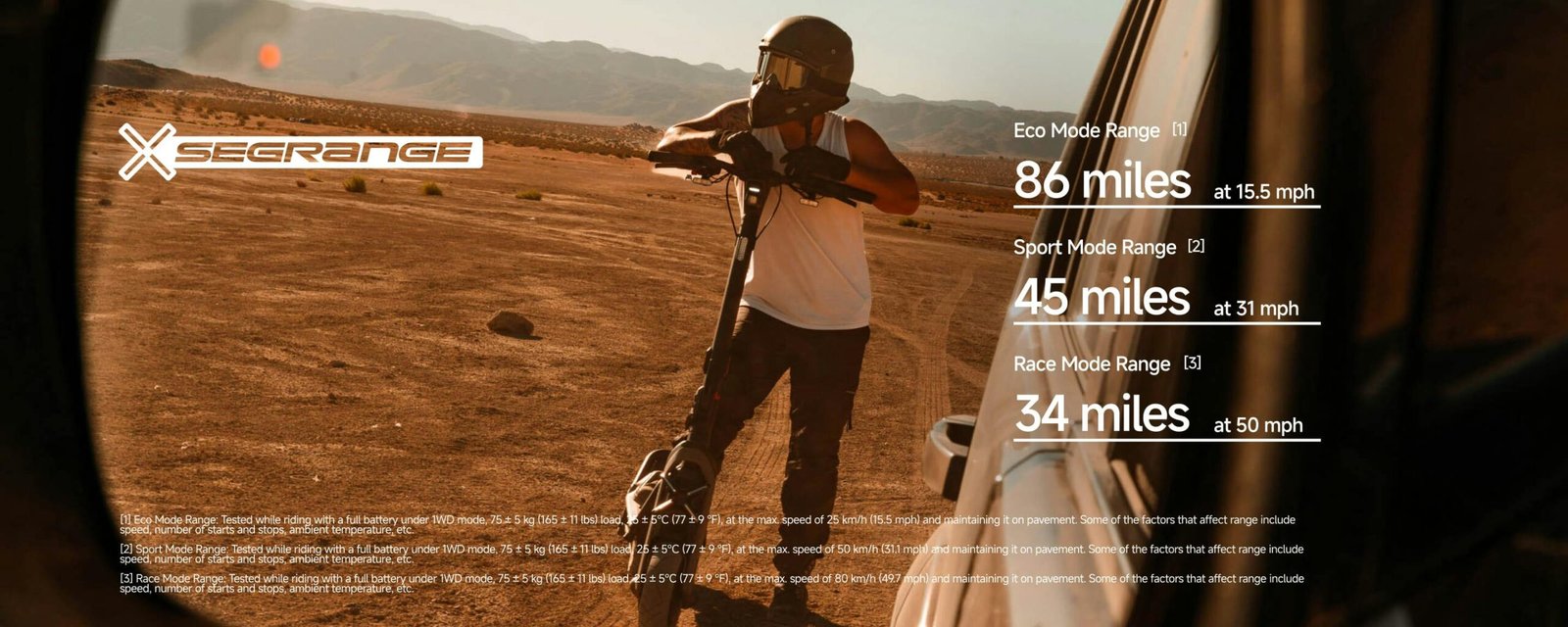 Segway GT3 Pro electric scooter battery and range