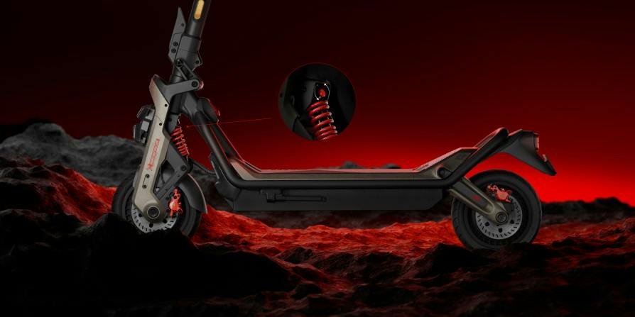 Segway GT3 Pro electric scooter adjustable front suspension