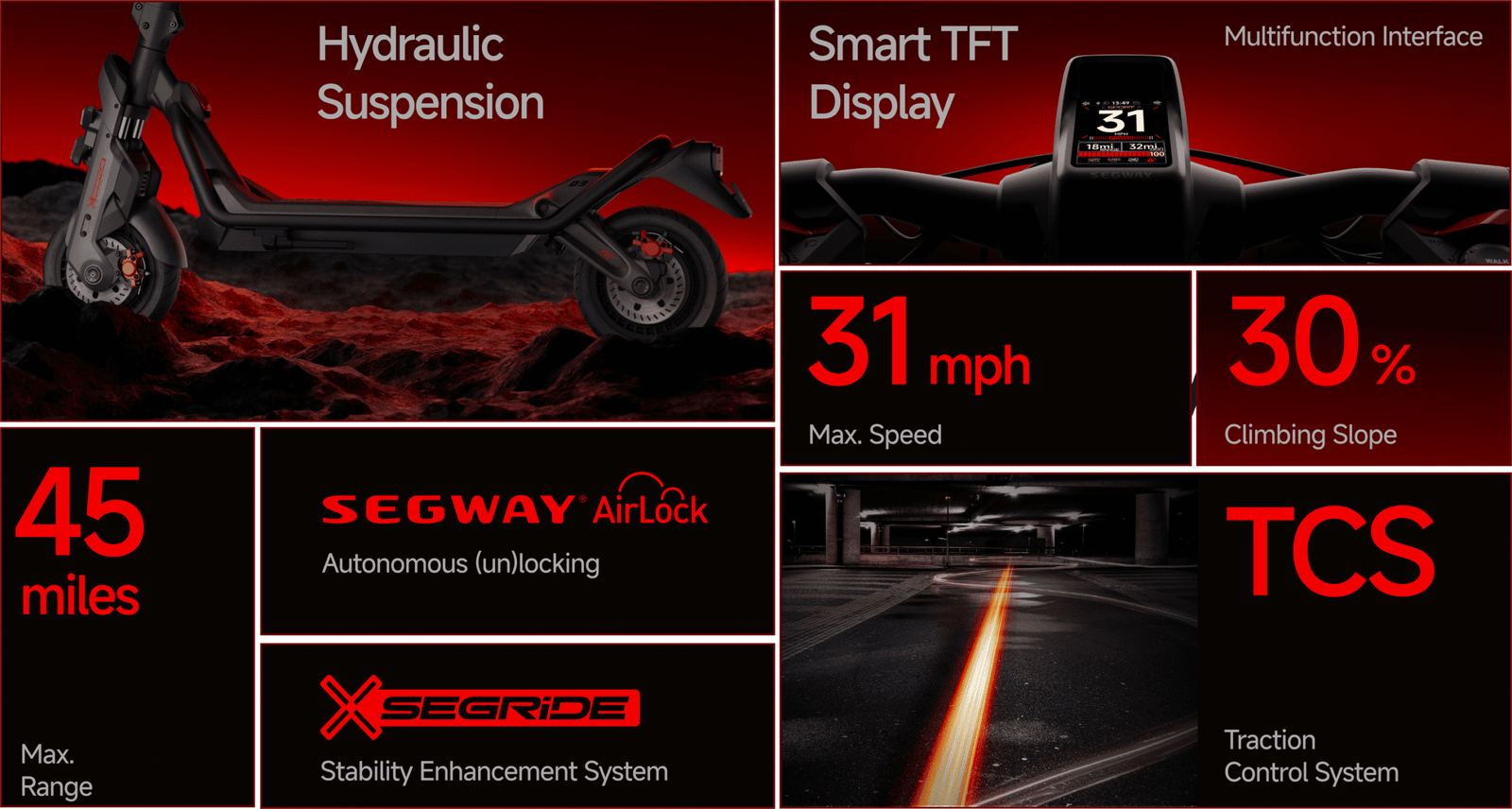 Segway GT3 electric scooter overview