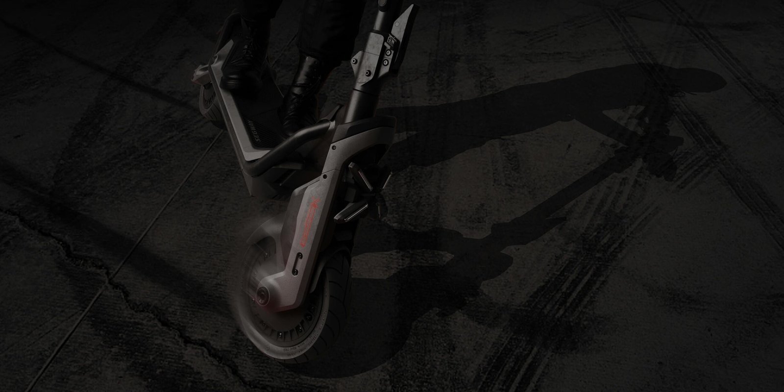 Segway GT3 electric scooter front end and stem