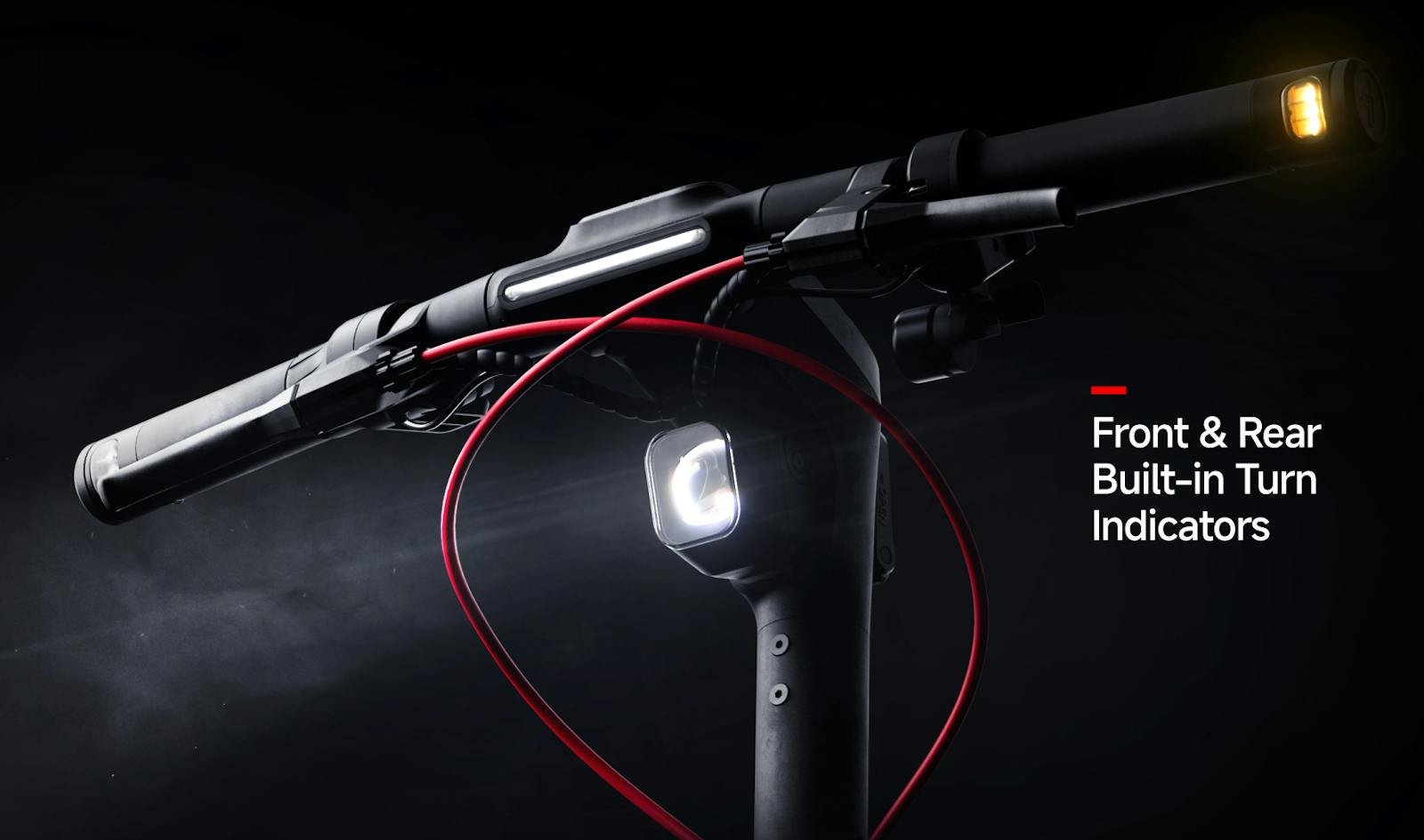 Segway Max G3 headlight and underglow at night
