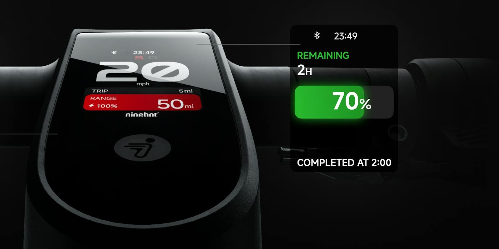 Charge estimate on the dashboard