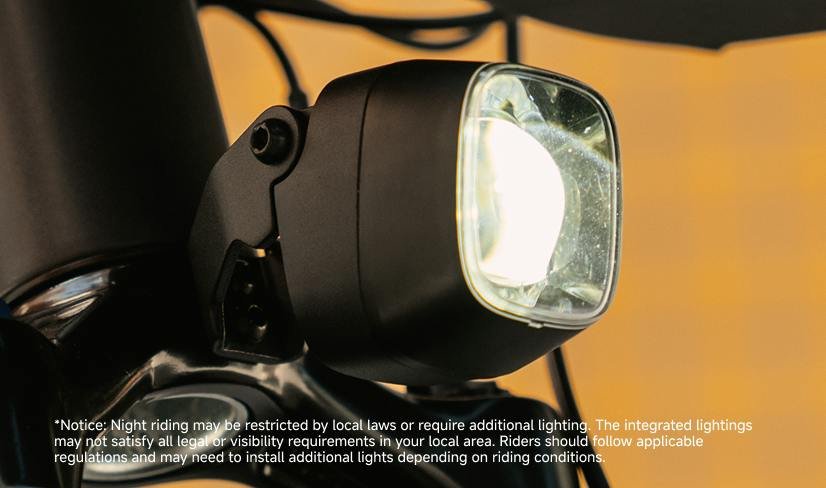 MUXI Pro headlight at night