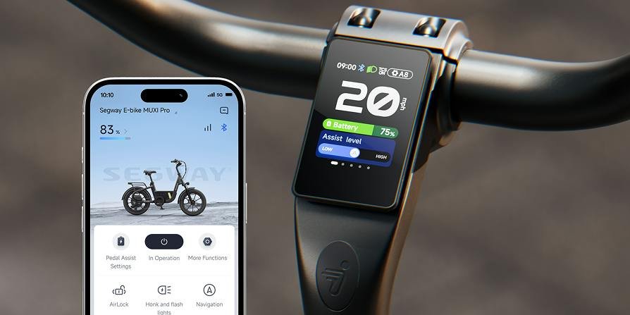 Segway Mobility app on a phone