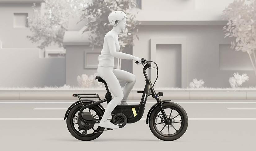 MUXI Pro riding down a steep street