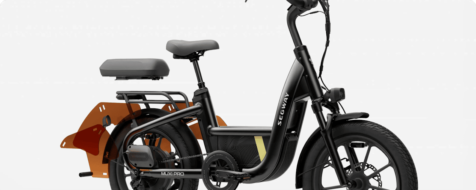 Segway MUXI Pro passenger kit parts ready to install