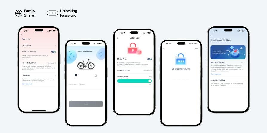 Segway Mobility app paired with the Myon electric bike