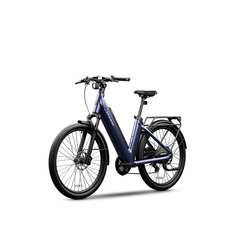 Segway Myon electric bike in blue, side view