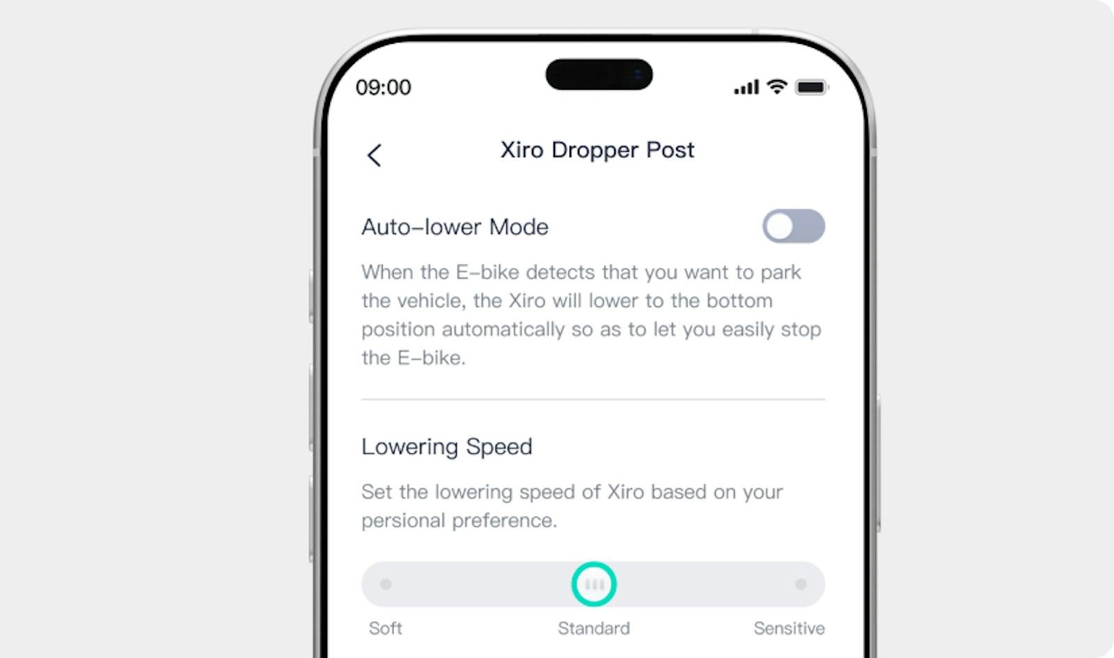 Segway Xiro dropper settings
