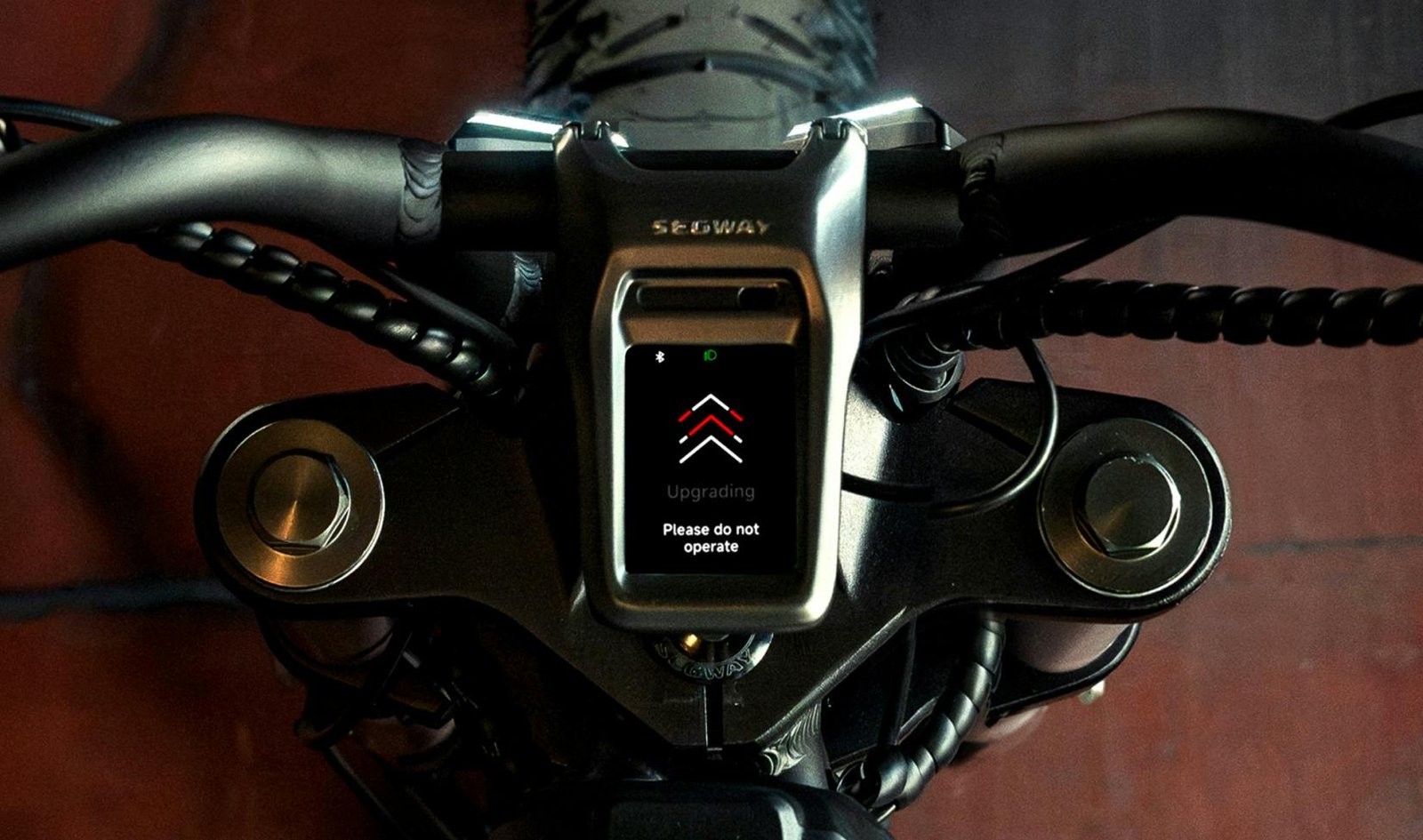 Software update screen for the Xyber