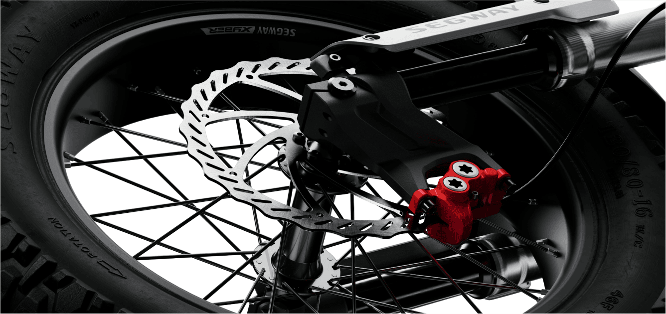Hydraulic disc brakes on the Xyber