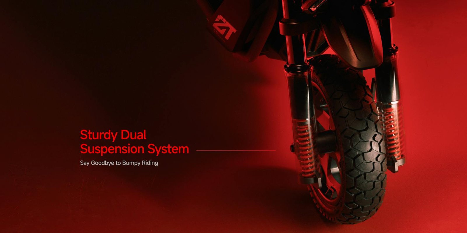 Segway ZT3 Pro off-road tire and suspension