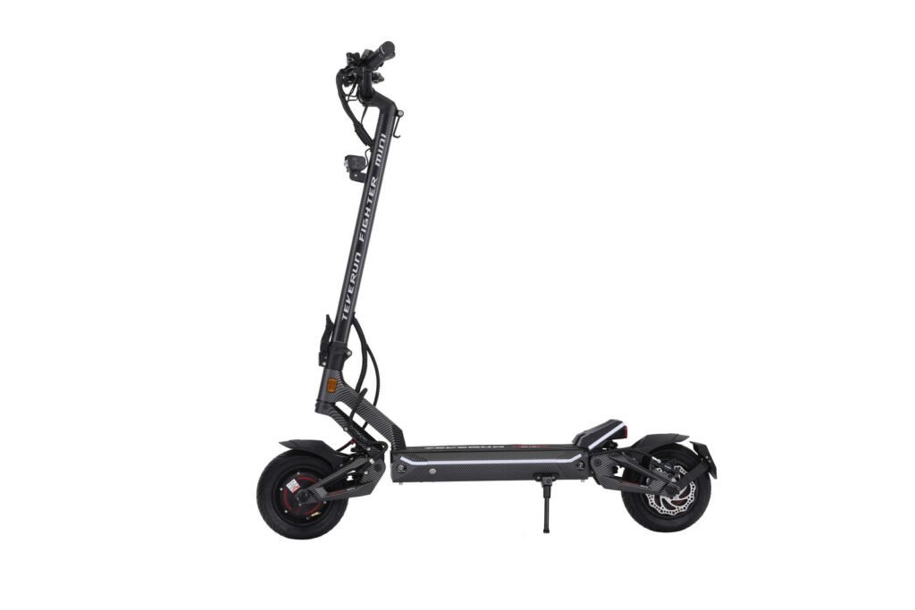 Fighter Mini Pro electric scooter from a side angle