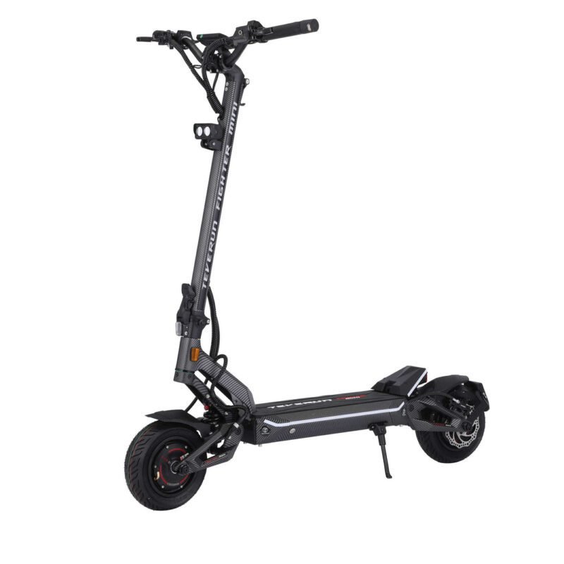 Fighter Mini Pro electric scooter standing upright