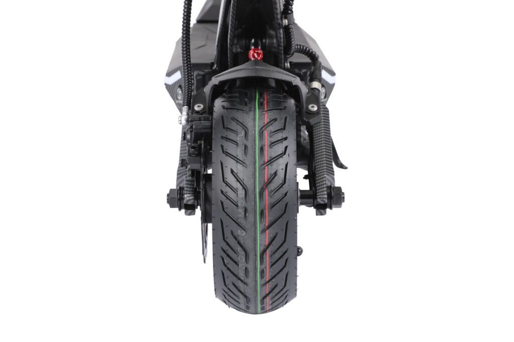 Front tire and suspension