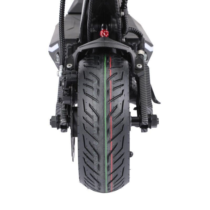 Front tire and suspension