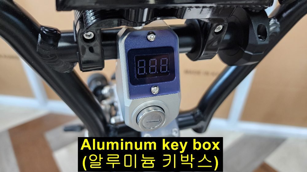 WEPED F1 electric bike aluminum key box