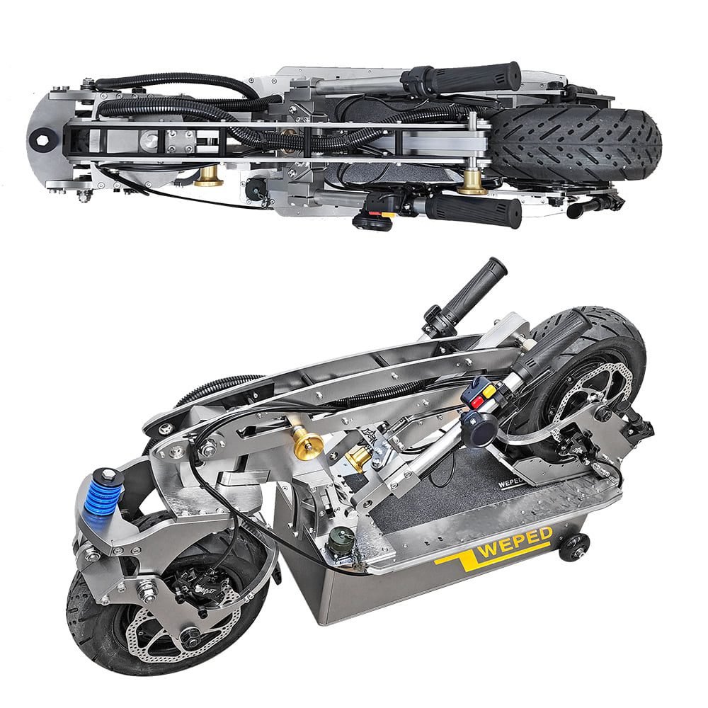 WEPED FF2S folded to fit in a car