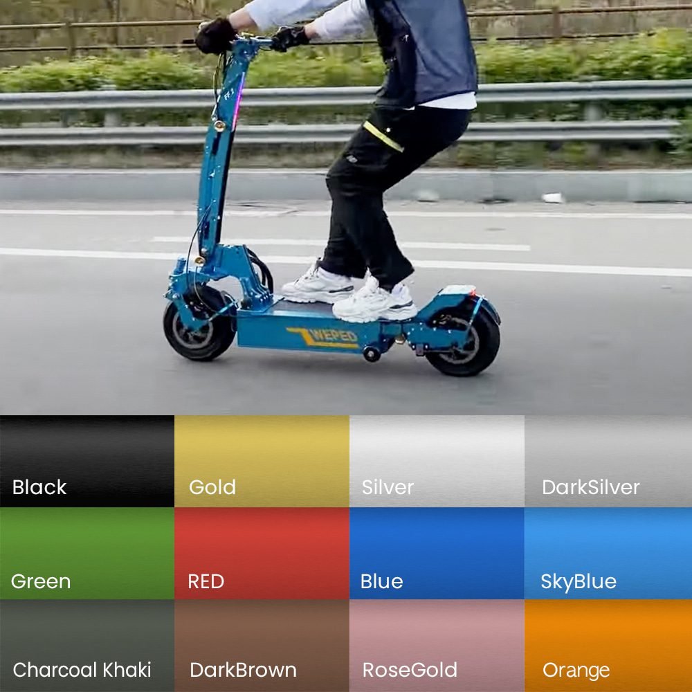 WEPED FF2S anodized frame color examples