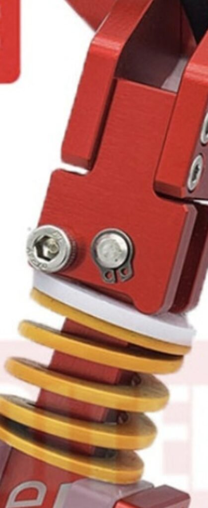 WEPED kickstand acetal washer, close-up