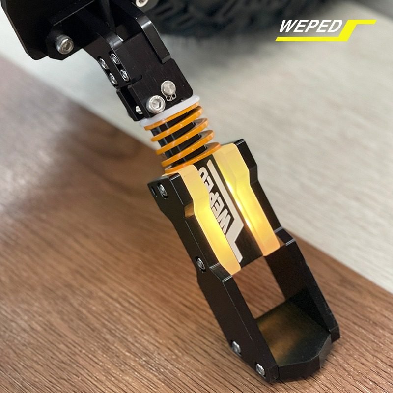 WEPED LED kickstand anodized