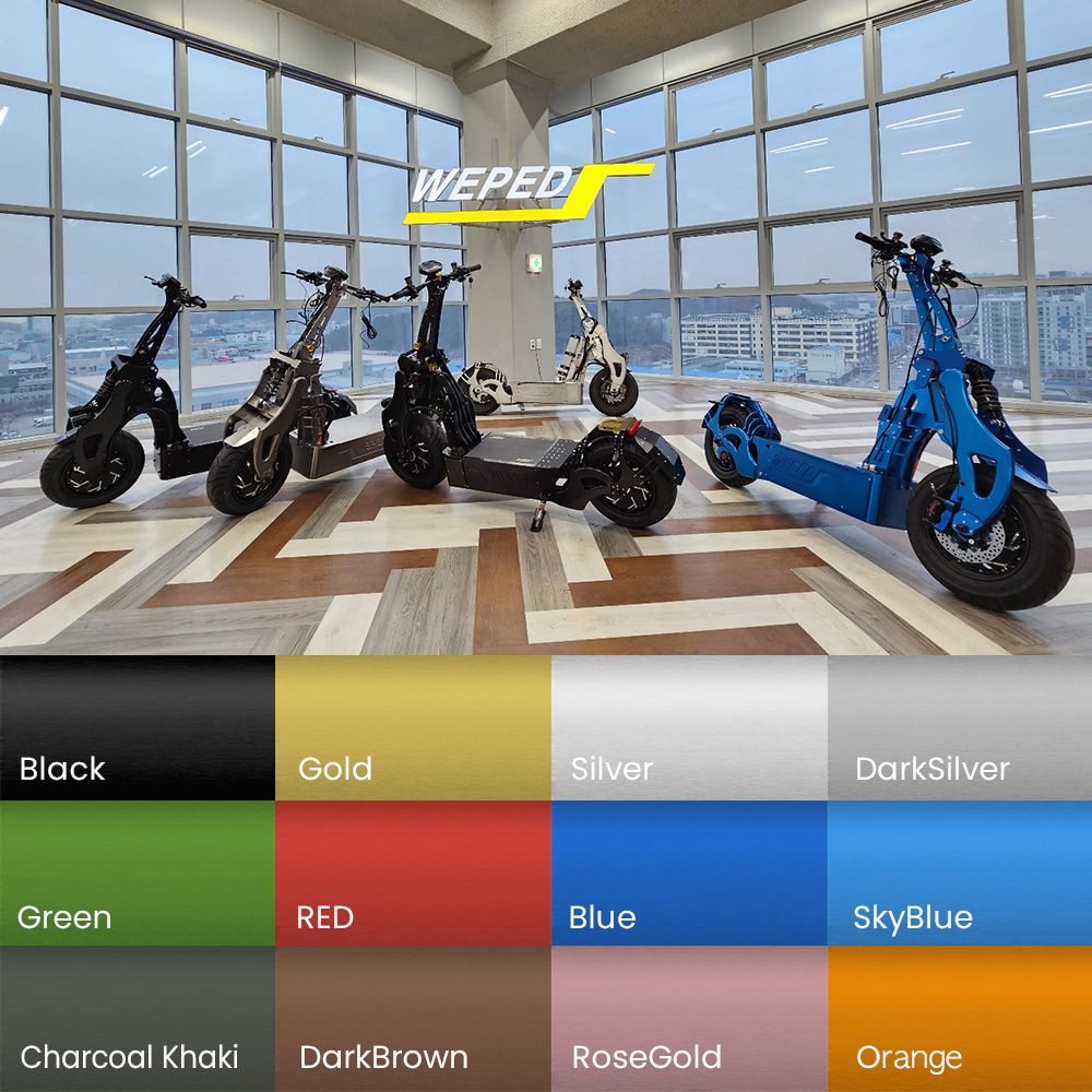WEPED Sonic S Expander anodized frame color examples
