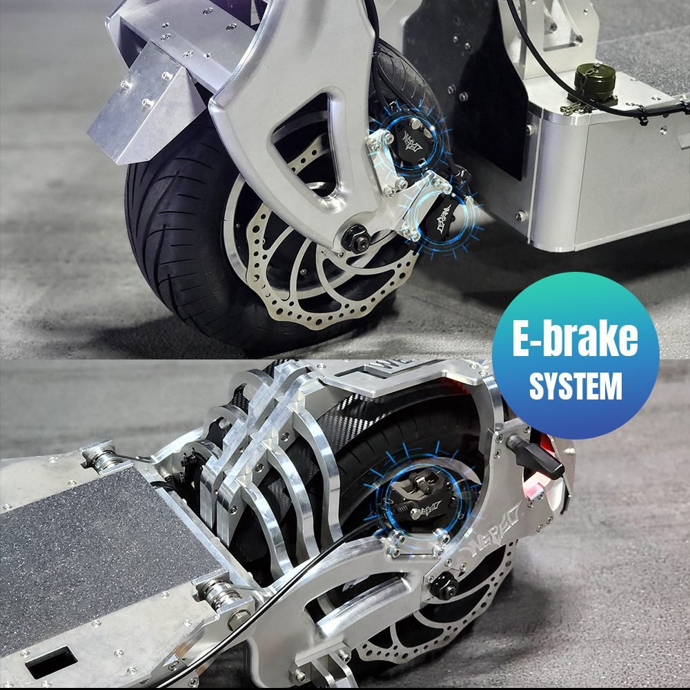 WEPED Sonic X hydraulic 4-piston brake calipers