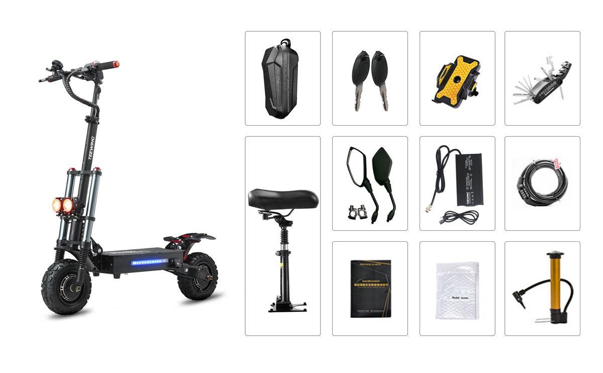 Teewing X5 packing list
